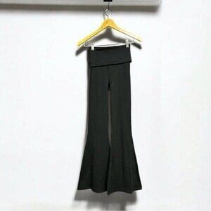 🌻NEW w.tags Offline by Aerie Black Foldover Hi-Rise Flare Leggings Size XS